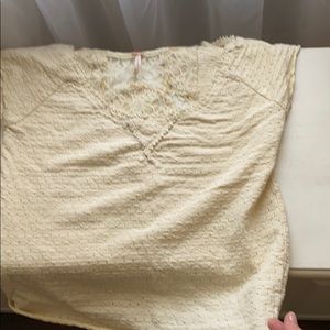 Free People Appliqué Top